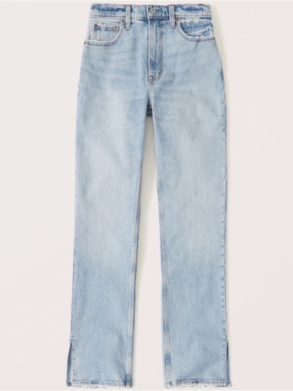 Abercrombie & Fitch 90s straight ultra high-rise jeans